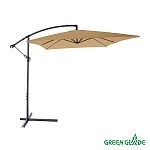 Зонт садовый Green Glade 6403 светло-коричневый (6 спиц) 300*200см